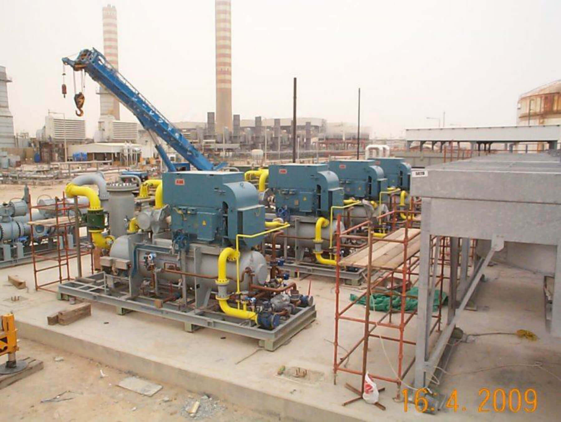 Fuel gas boosters to 4 off GE Frame 7 gas turbines for Combined Group Contracting Fuel gas boosters to 4 off GE Frame 7 gas turbines for Combined Group Contracting