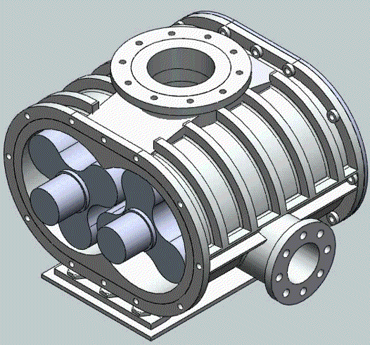 Positive Displacement Rotary Blower