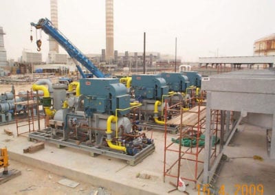 Fuel Gas Boosters to 4 off GE Frame 7 Gas Turbines for Government of Kuwait